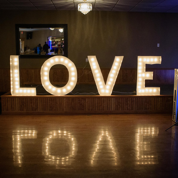 Love lighting board